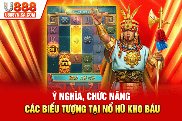 Ý nghĩa, chức năng các biểu tượng tại Nổ hũ Kho Báu